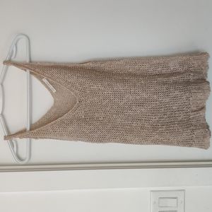 Lowry's Farm Japan Brand Long Knit Sweater Tank Top